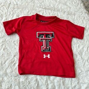 Under Armour baby toddler kids Texas Tech shirt